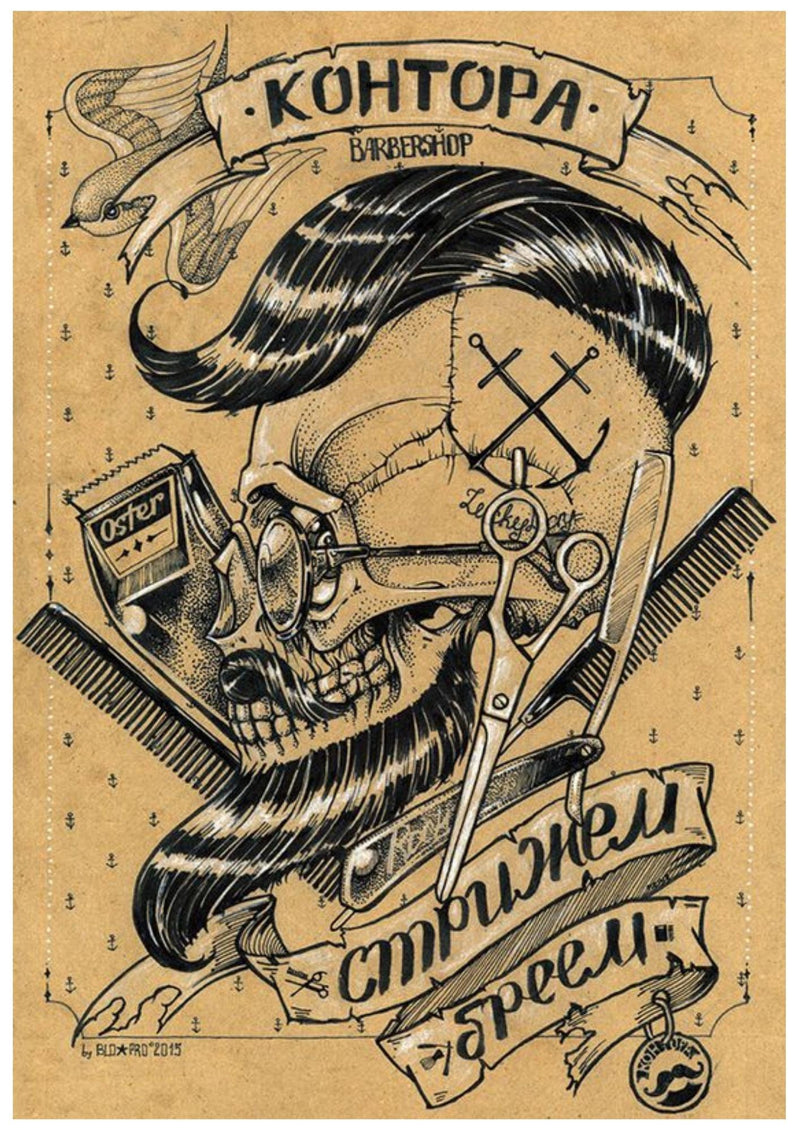 Quadros decorativos para barbearia + de 100 modelos