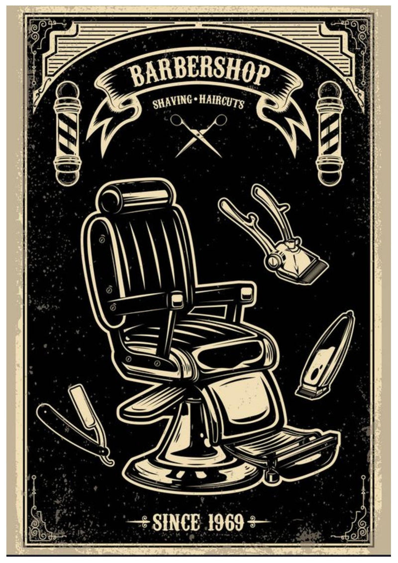 Quadros decorativos para barbearia + de 100 modelos