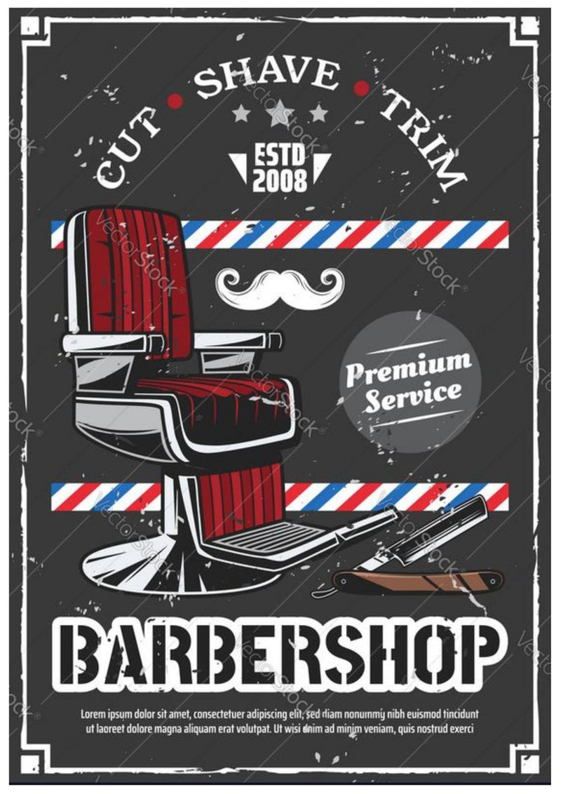 Quadros decorativos para barbearia + de 100 modelos