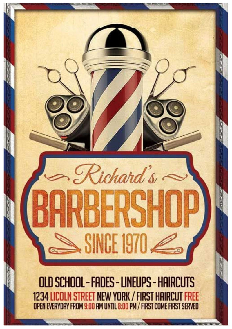 Quadros decorativos para barbearia + de 100 modelos
