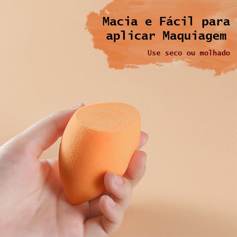🌟7 Esponjas Super Soft para Maquiagem - formato Ovo - Sua Aliada de Beleza Total! 🌟
