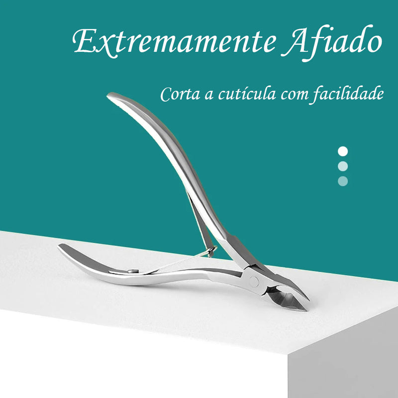 Alicate de cutícula - Aço 440c inoxidável de alta afiação
