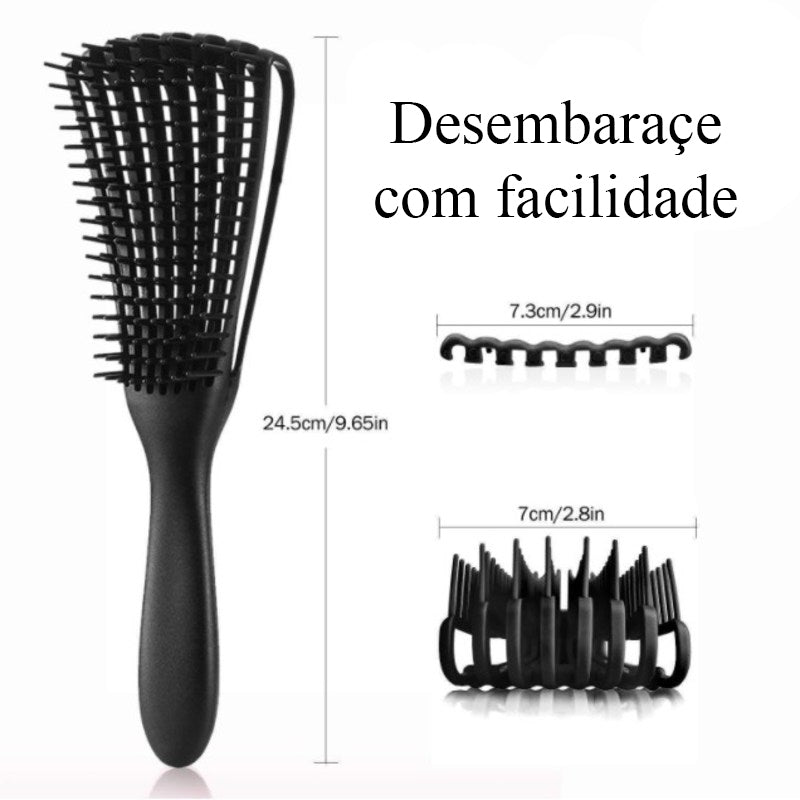 🌟Escova Polvo para Cabelos Encaracolados 🌟