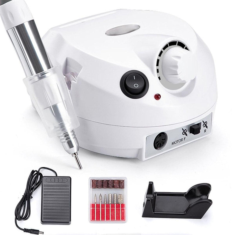 Motor Porquinho 45.000rpm Branco/Rosa - Lixar e polir com qualidade máxima - GoShopp