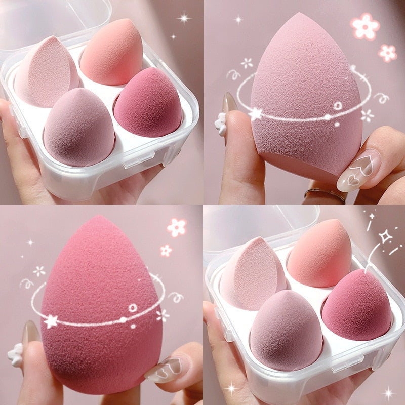 Esponja de Maquiagem Profissional Puff Cosmético! - Formato Ovo