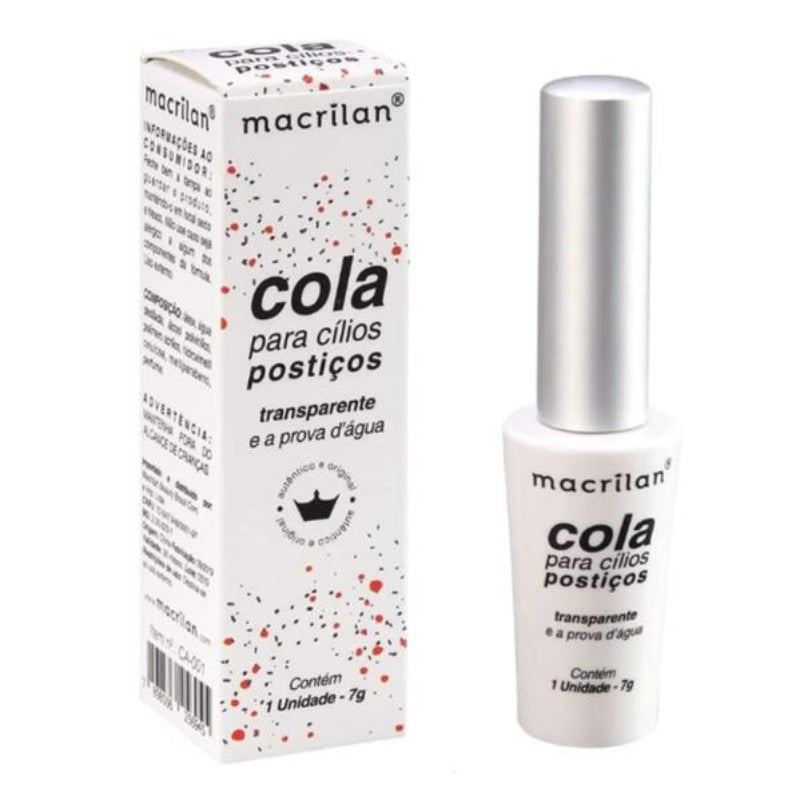 Cola Macrilan para Cílios Postiços à Prova D'Água!