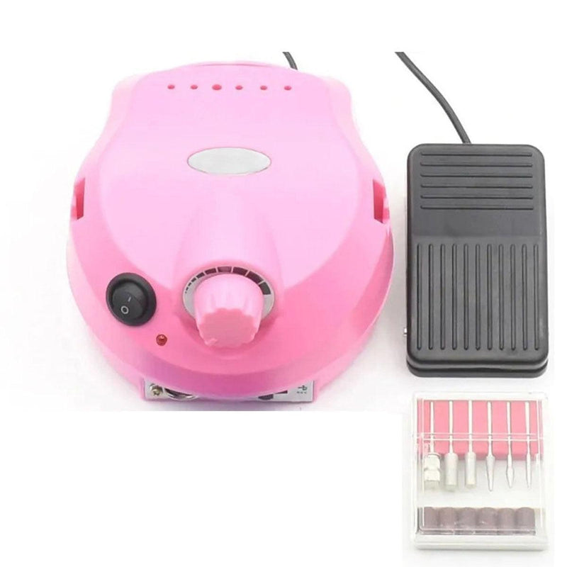 Motor Porquinho 45.000rpm Branco/Rosa - Lixar e polir com qualidade máxima - GoShopp