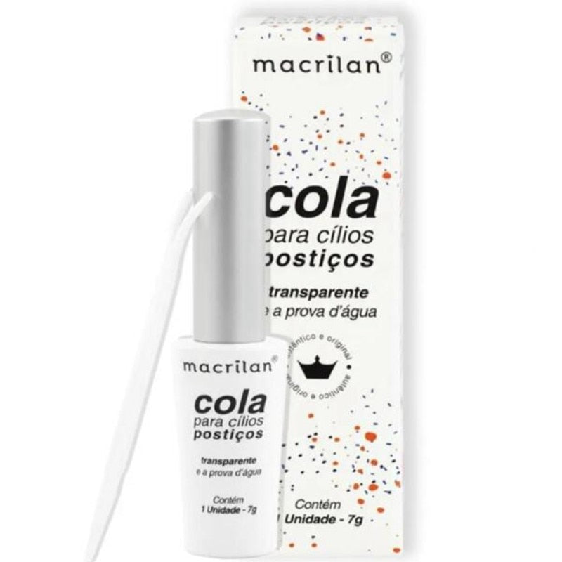 Cola Macrilan para Cílios Postiços à Prova D'Água!