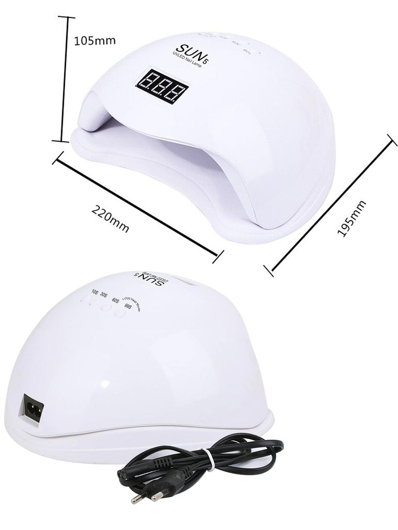 Cabine Led/Uv Bivolt Sun 5 48W Com Sensor - BRANCA - GoShopp