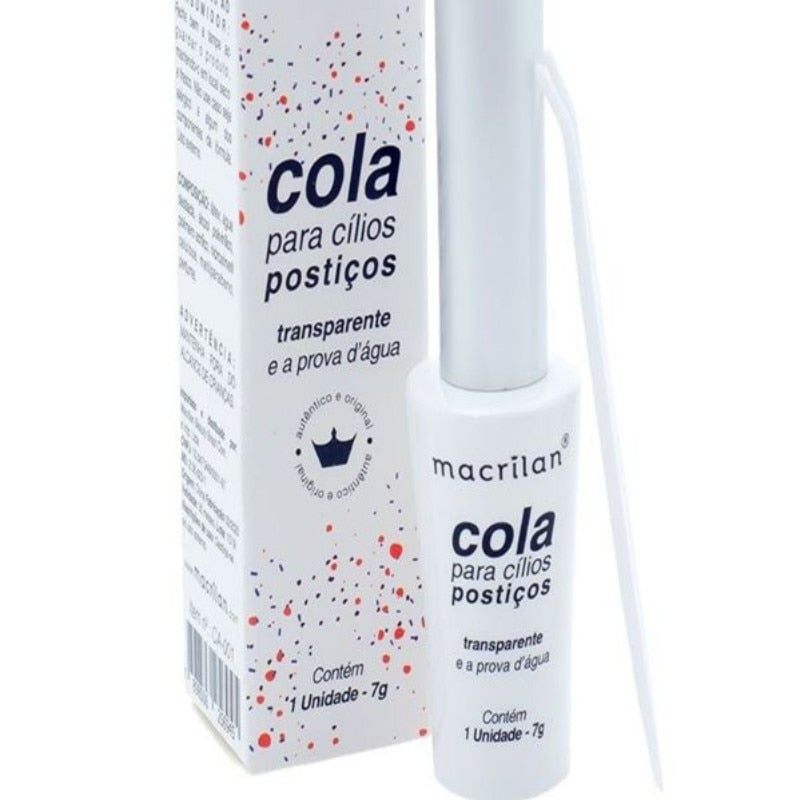 Cola Macrilan para Cílios Postiços à Prova D'Água!