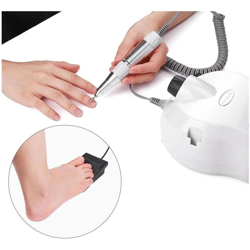 Motor Porquinho 45.000rpm Branco/Rosa - Lixar e polir com qualidade máxima - GoShopp