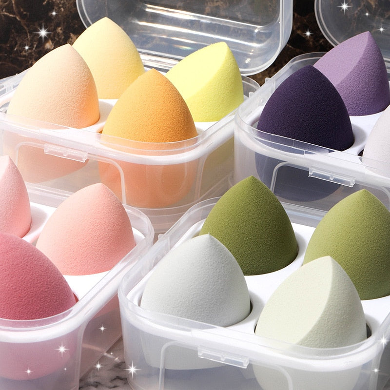 Esponja de Maquiagem Profissional Puff Cosmético! - Formato Ovo