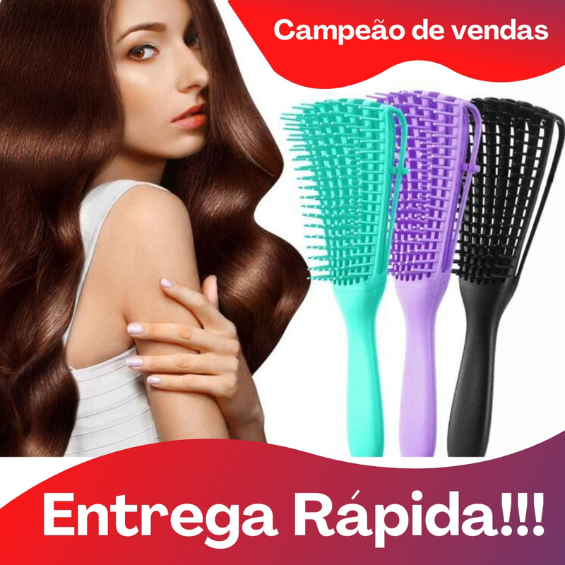 🌟Escova Polvo para Cabelos Encaracolados 🌟