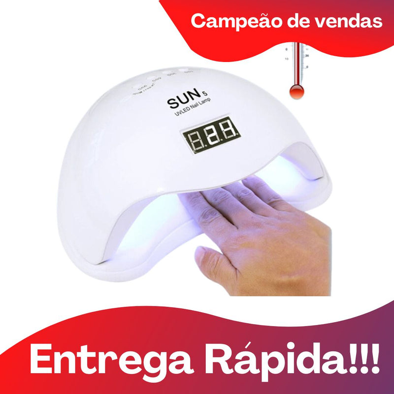 Cabine Led/Uv Bivolt Sun 5 48W Com Sensor  - BRANCA