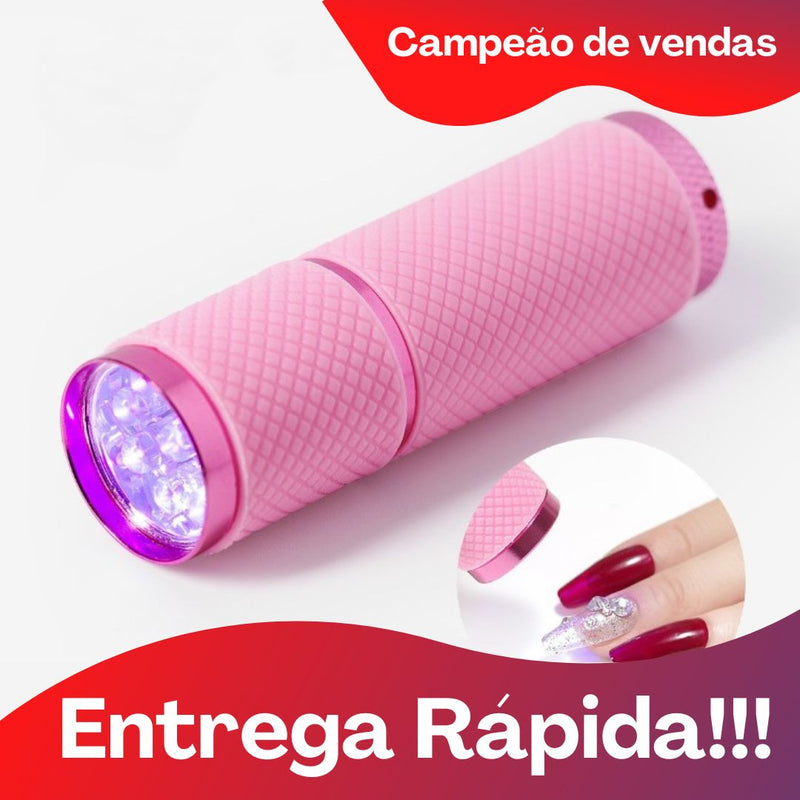 🌟LANTERNA 9 LED's PARA SECAGEM DE ESMALTE EM GEL 🌟