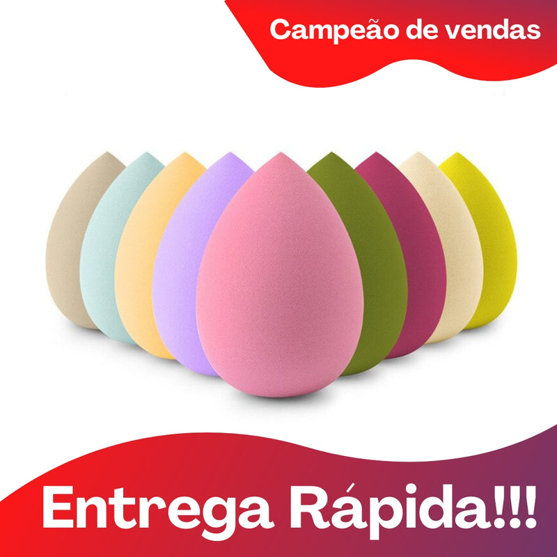 🌟7 Esponjas Super Soft para Maquiagem - formato Ovo - Sua Aliada de Beleza Total! 🌟