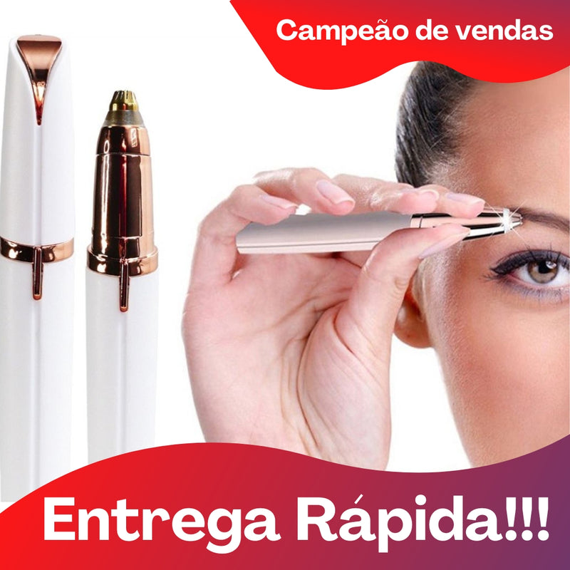 Caneta Depiladora Flawless Brows: Remoção Precisa, Indolor e Eficiente de Pelos Indesejados - Envio rápido para todo o Brasil