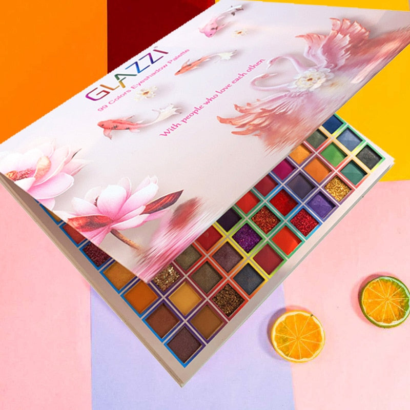🌟Paleta de Sombras de Maquiagem com 99 Cores Radiantes!🌟