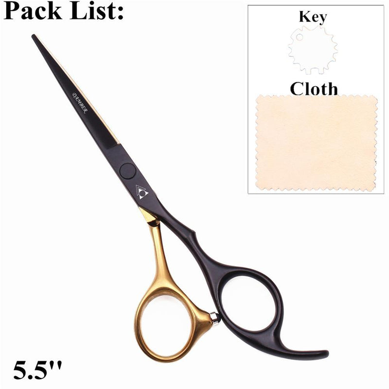 Kit completo de Tesouras Profissionais para Barbeiros e Cabeleireiros 5.5 e 6.0 - GoShopp