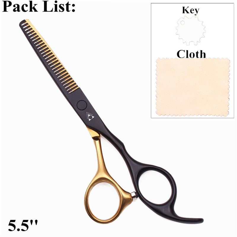 Kit completo de Tesouras Profissionais para Barbeiros e Cabeleireiros 5.5 e 6.0 - GoShopp