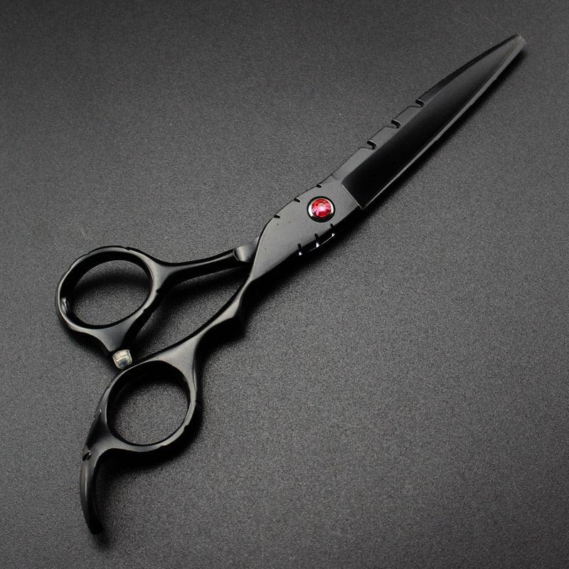 Tesoura Profissional Fire Dragon - Aço 440c para Cabeleireiros ou Barbeiros - GoShopp