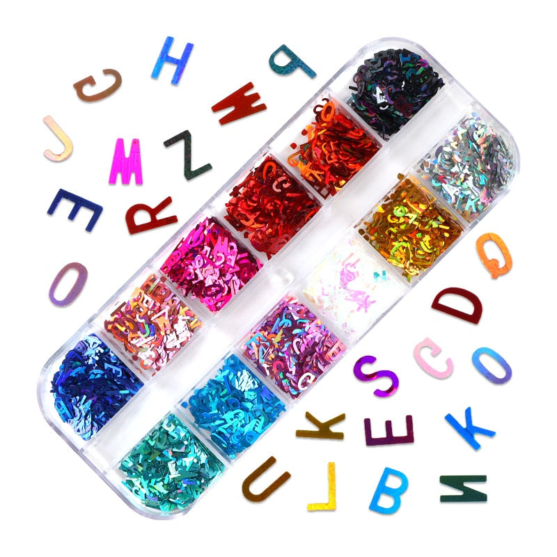 85 Decorações Fluorescente e 3d para Nail Arts - Unhas de gel encapsuladas