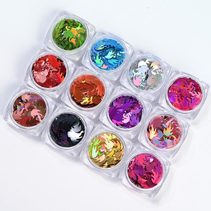 🌟Decoração de Unhas! - Pó Neon, Glitters, Brilhos, Pó Croma🌟
