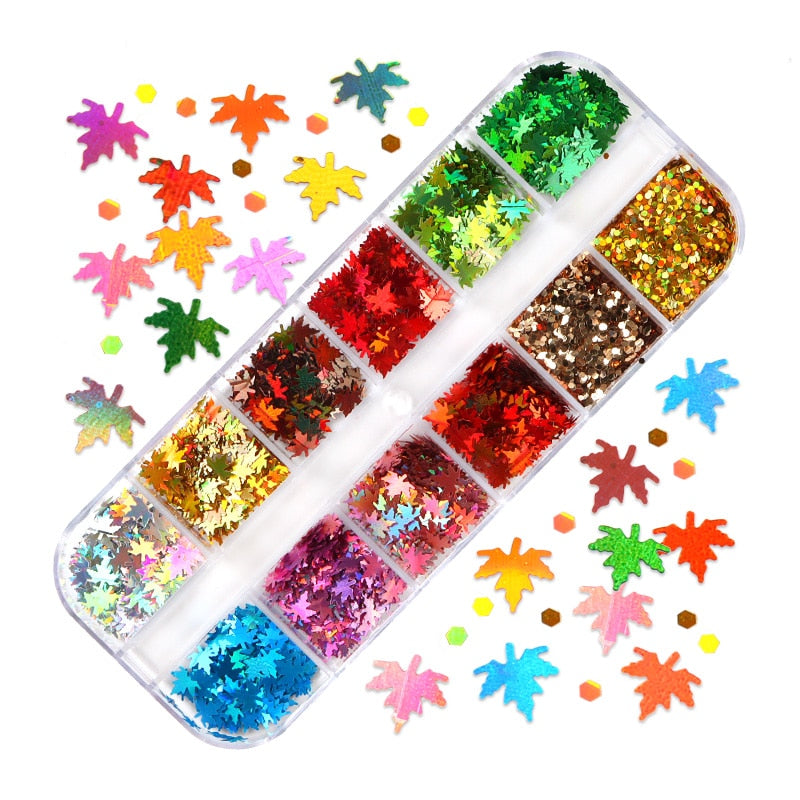 85 Decorações Fluorescente e 3d para Nail Arts - Unhas de gel encapsuladas