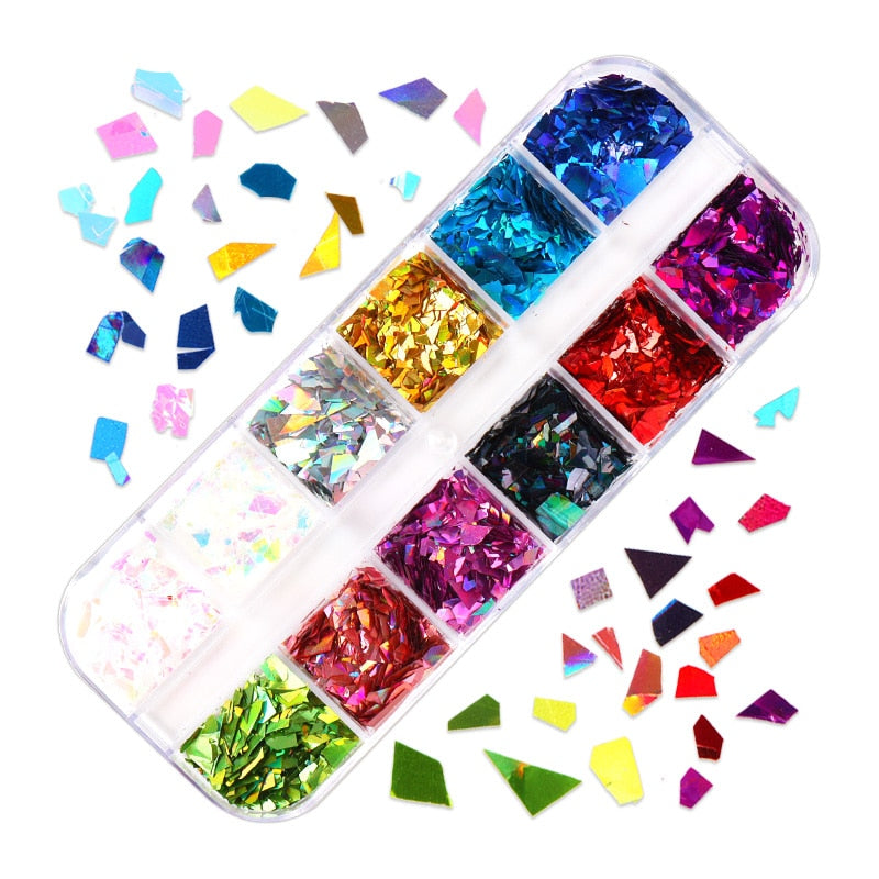 85 Decorações Fluorescente e 3d para Nail Arts - Unhas de gel encapsuladas