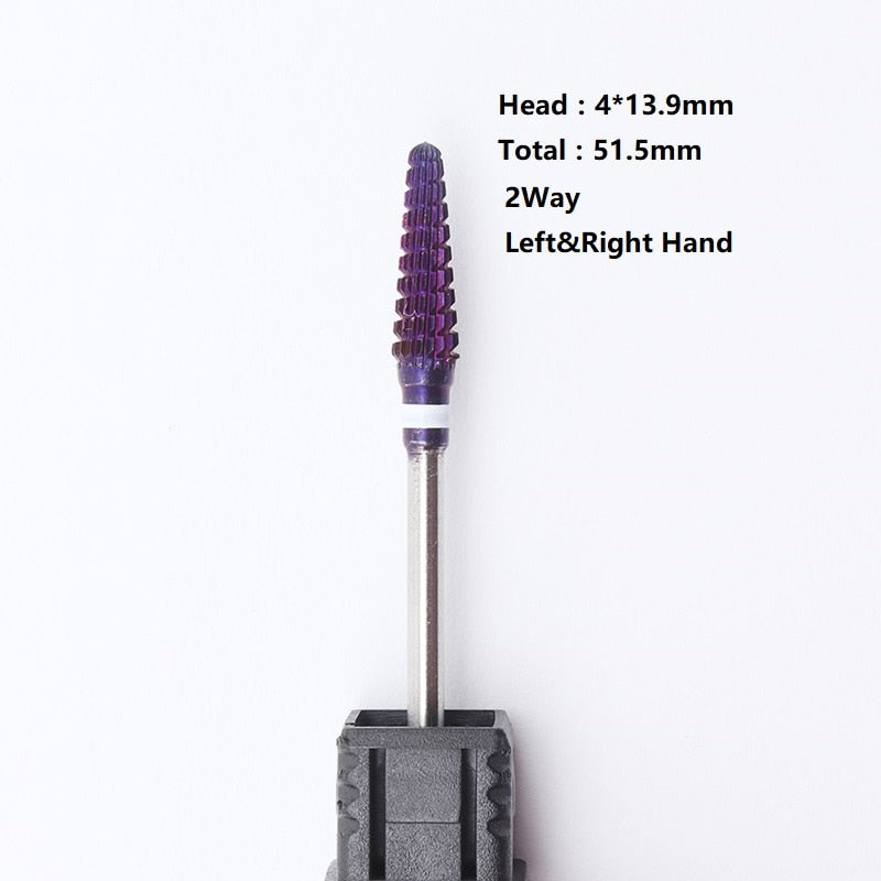 kit 4 Brocas de Tungstênio - Remoção Acabamento Curvatura e Cutícula