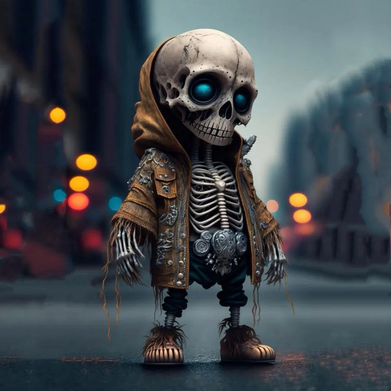 Caveira 3d - Decoração para Barbearia