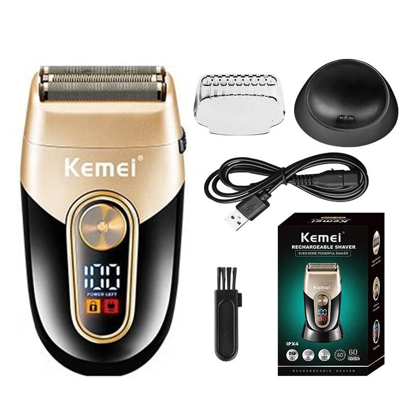 Super Shaver Kemei Km3209 de 3 Malhas Com Suporte - GoShopp