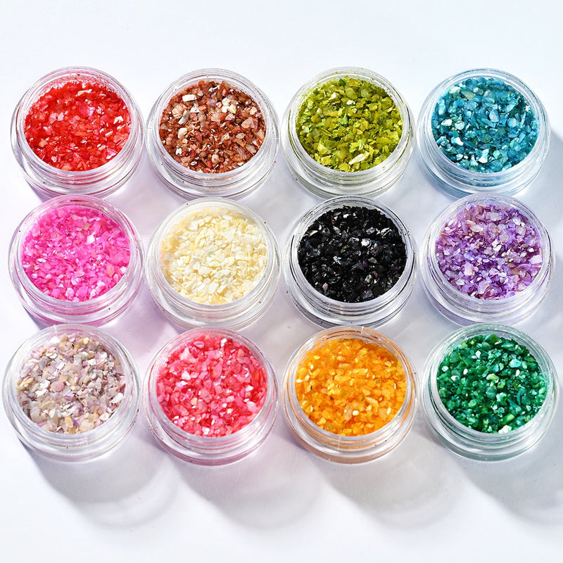 🌟Decoração de Unhas! - Pó Neon, Glitters, Brilhos, Pó Croma🌟