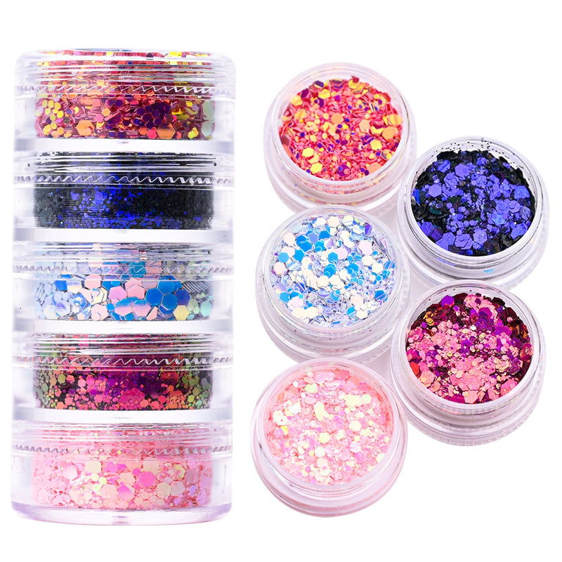 🌟Decoração de Unhas! - Pó Neon, Glitters, Brilhos, Pó Croma🌟
