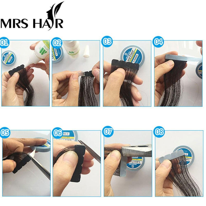 FITA LACE FRONT AZUL PARA MEGA HAIR - GoShopp