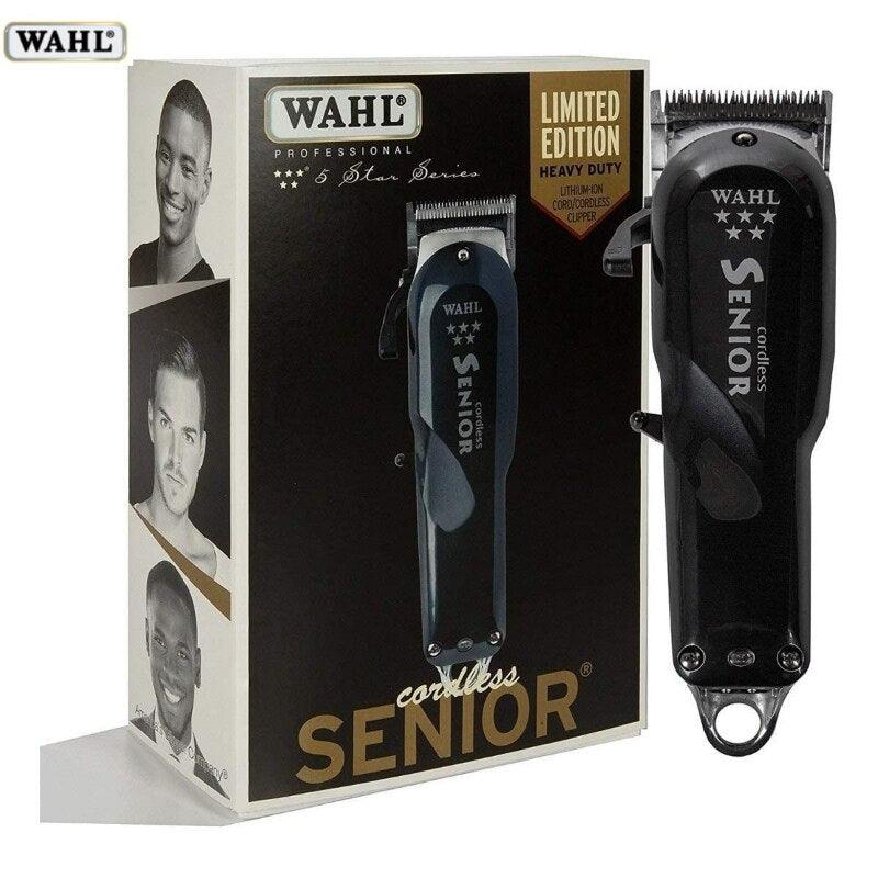 MÁQUINA DE CORTE SENIOR BLACK CORDLESS SEM FIO WAHL BIVOLT - GoShopp