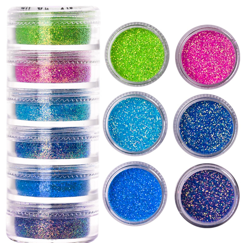 🌟Decoração de Unhas! - Pó Neon, Glitters, Brilhos, Pó Croma🌟