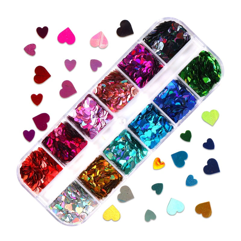 85 Decorações Fluorescente e 3d para Nail Arts - Unhas de gel encapsuladas