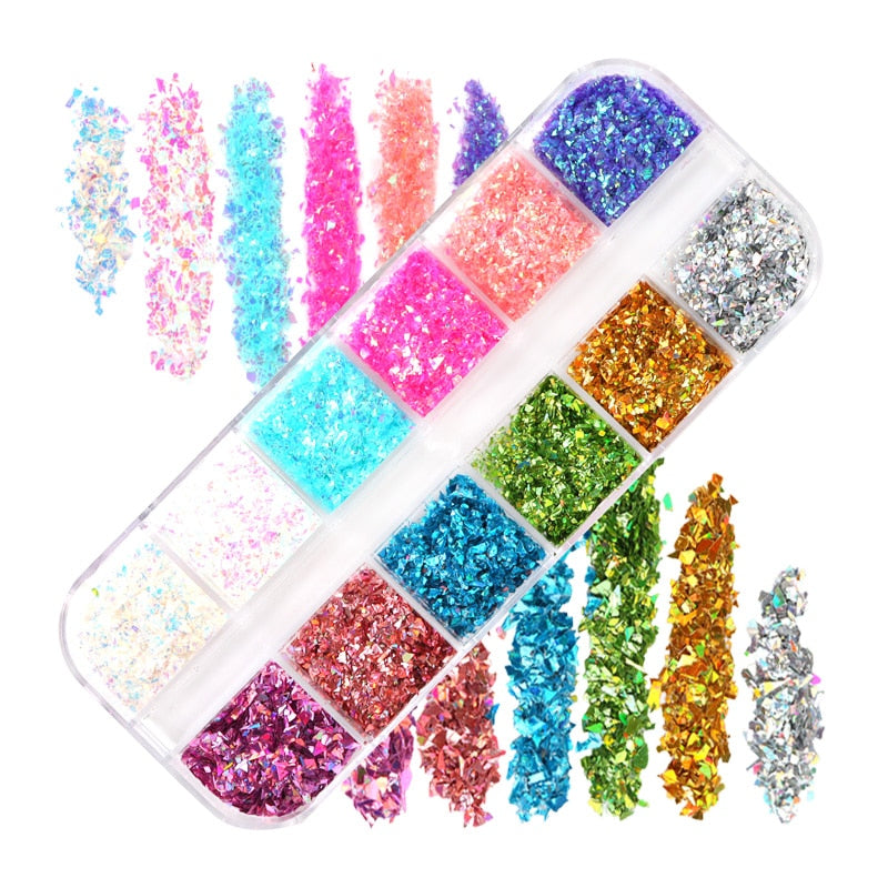 85 Decorações Fluorescente e 3d para Nail Arts - Unhas de gel encapsuladas
