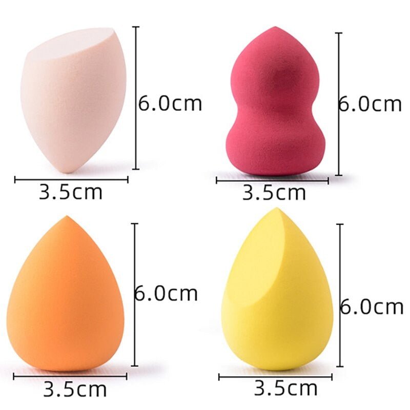 🌟7 Esponjas Super Soft para Maquiagem - formato Ovo - Sua Aliada de Beleza Total! 🌟
