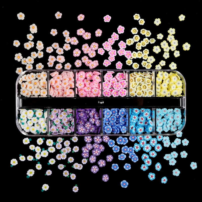85 Decorações Fluorescente e 3d para Nail Arts - Unhas de gel encapsuladas