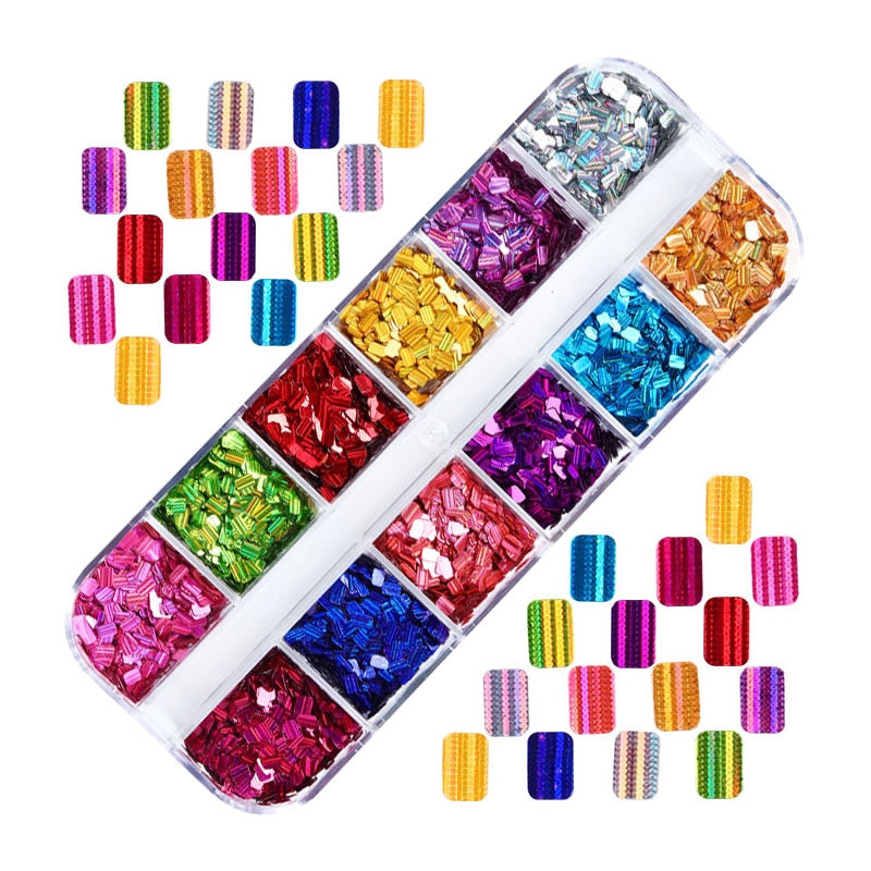 85 Decorações Fluorescente e 3d para Nail Arts - Unhas de gel encapsuladas