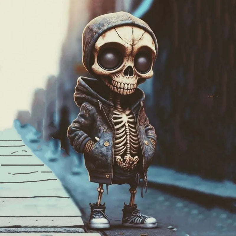 Caveira 3d - Decoração para Barbearia