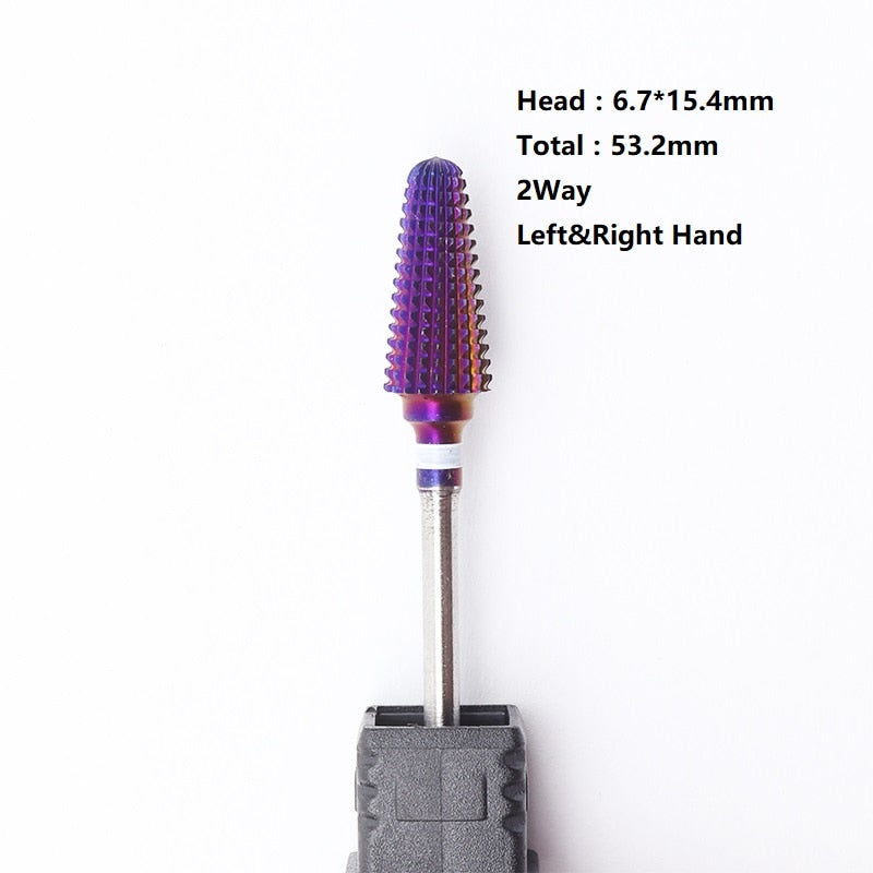 kit 4 Brocas de Tungstênio - Remoção Acabamento Curvatura e Cutícula