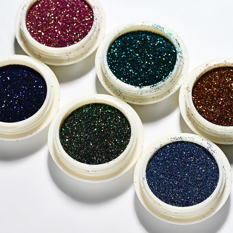 🌟Decoração de Unhas! - Pó Neon, Glitters, Brilhos, Pó Croma🌟