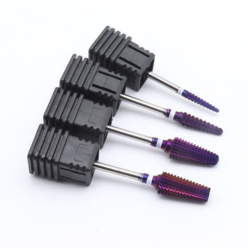 kit 4 Brocas de Tungstênio - Remoção Acabamento Curvatura e Cutícula