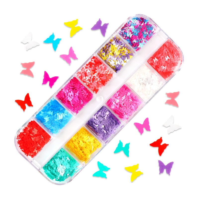 85 Decorações Fluorescente e 3d para Nail Arts - Unhas de gel encapsuladas