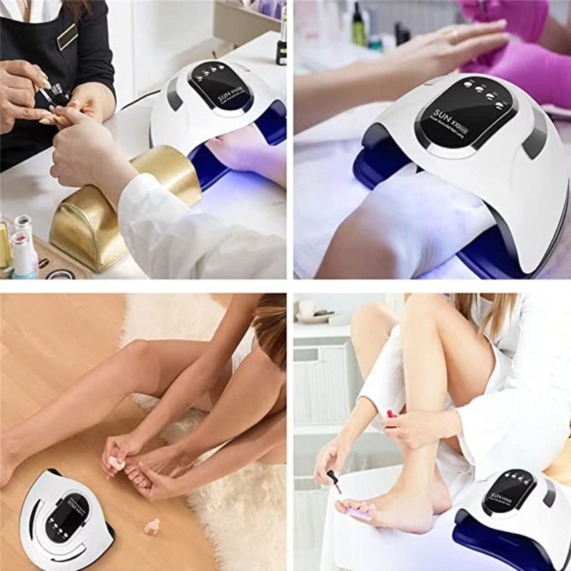 🌟Cabine Sun X10 MAX - Sua Solução de Secagem e Alongamento de Unhas em Gel! 🌟