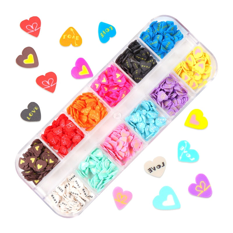 85 Decorações Fluorescente e 3d para Nail Arts - Unhas de gel encapsuladas