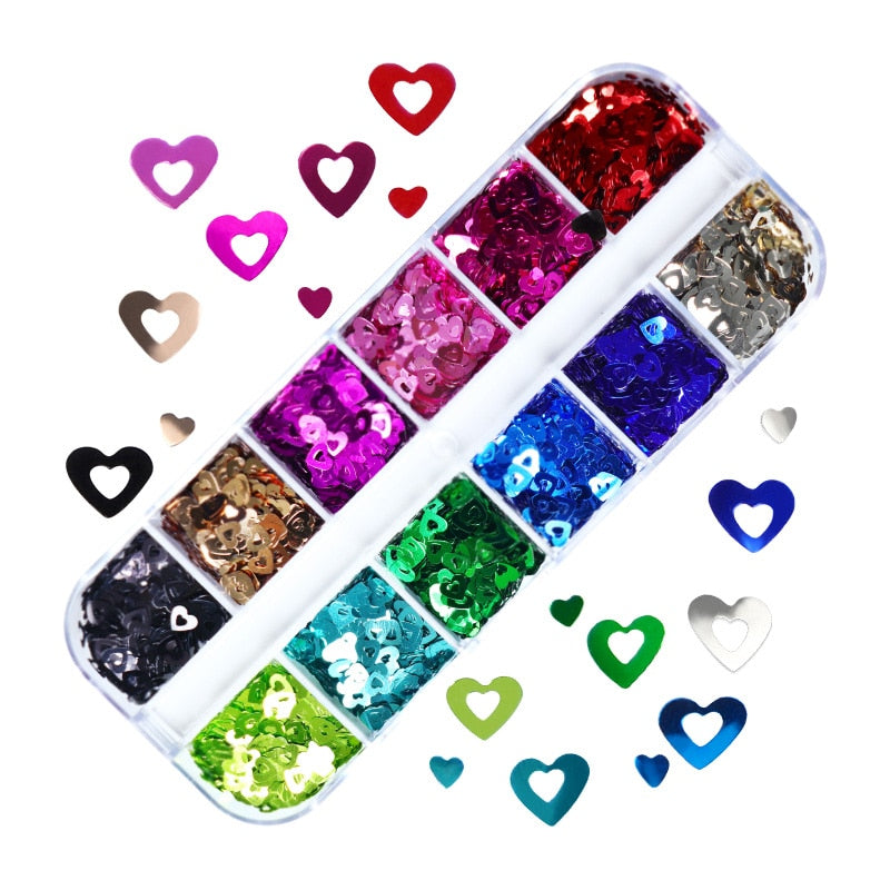 85 Decorações Fluorescente e 3d para Nail Arts - Unhas de gel encapsuladas